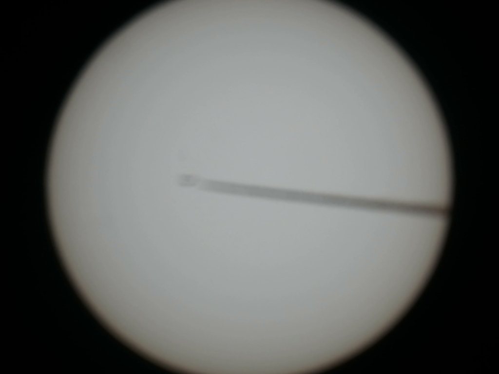 Video: a plane crossing the sun
